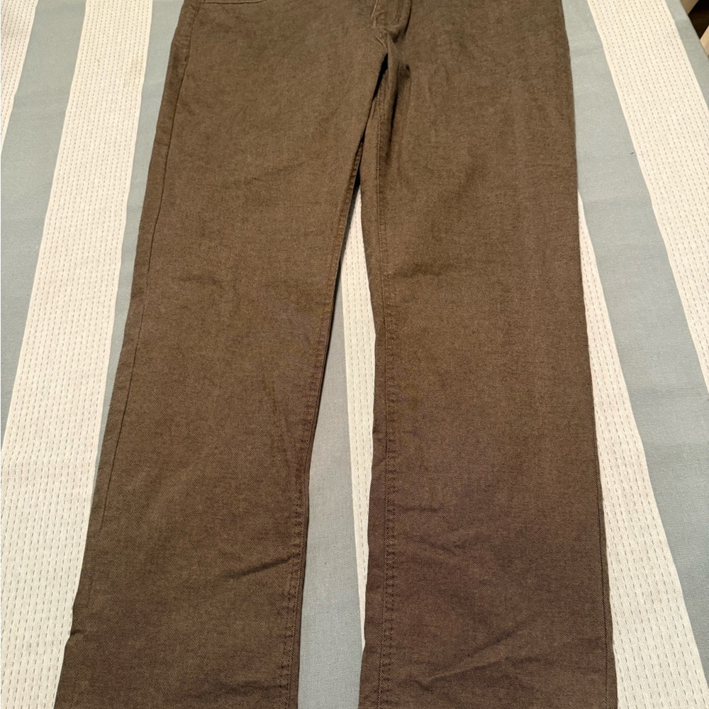 English Laundry Brown and Red Checkered Pants